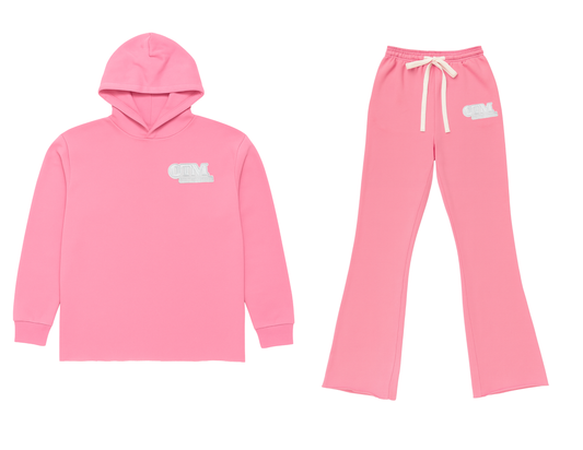 Pink Embroidered OTM Sweatsuit