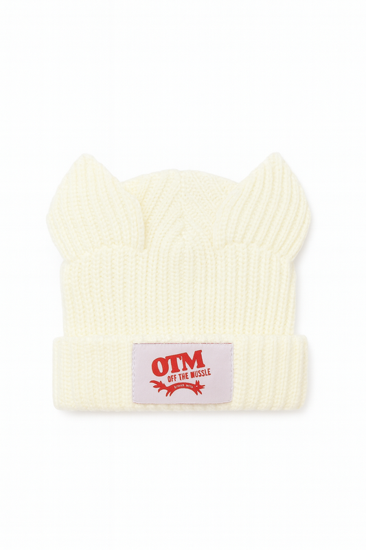 White OTM Beanie