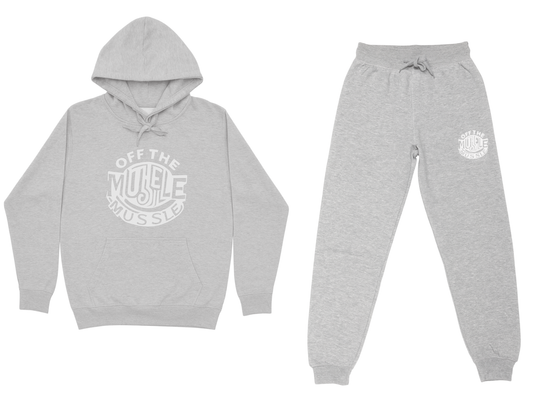 Gray OTM Emblem Sweat Suit