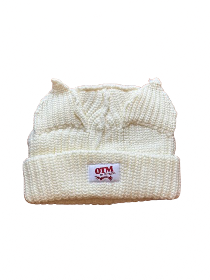 White OTM Beanie